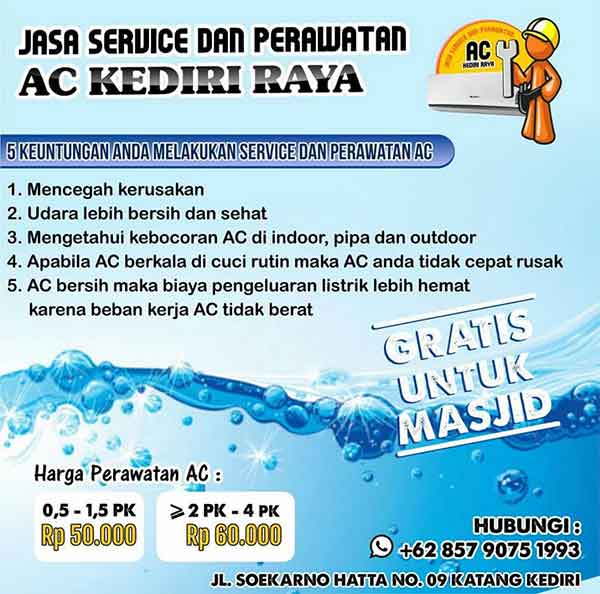 iklan jasa service ac