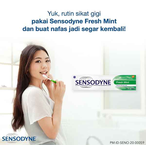 iklan pasta gigi sensodyne