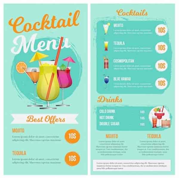 iklan brosur minuman