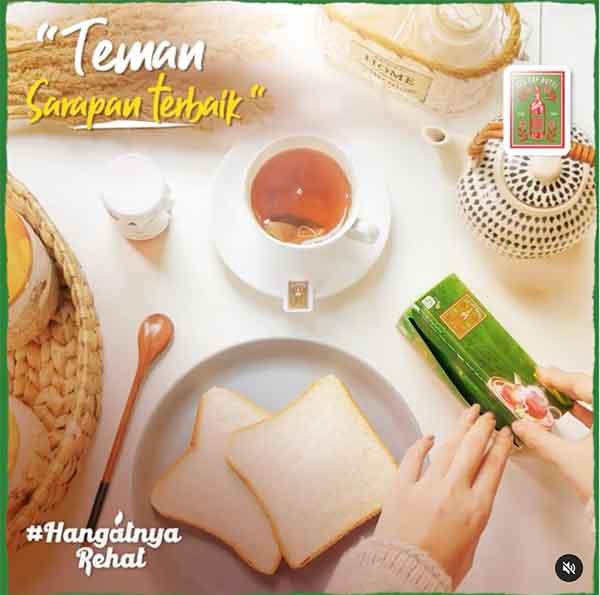 iklan teh cap botol