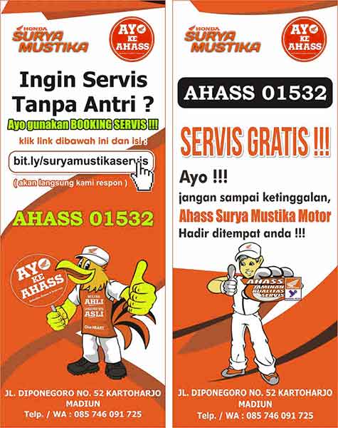 brosur bengkel motor