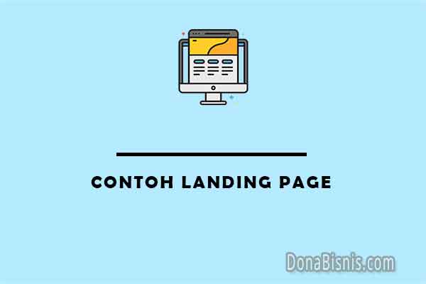 contoh landing page